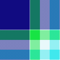 lime color block