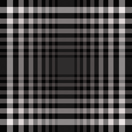 LARGE BLACK PLAID