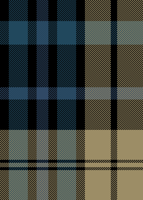 BLUE STAR PLAID