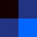 lt blue black