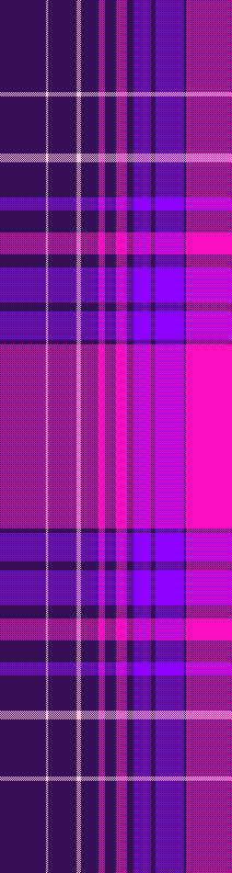 Purple and pink