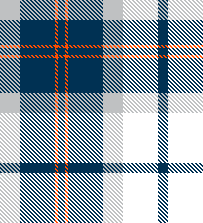 Plaid 3 white longer