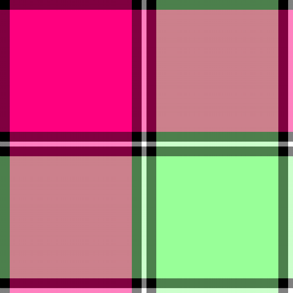 Lime-Fuschia Mix