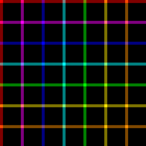 Colorful Rainbow Colors Tablecloth 2