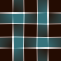 Teal plaid