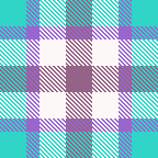 white, purple, and turquoise plaid