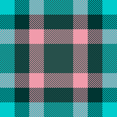 Aqua and Pink