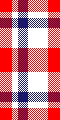 mirrored down red
