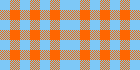 Orange and blue