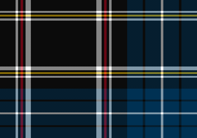 Silver Oaks with Red and Yellow Stripes