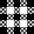 black & white