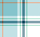 Ocean blue plaid