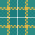 Teal and gold