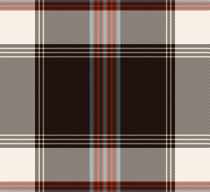 Brown-White-Red-Teal