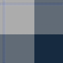 hall 8 haster blue check