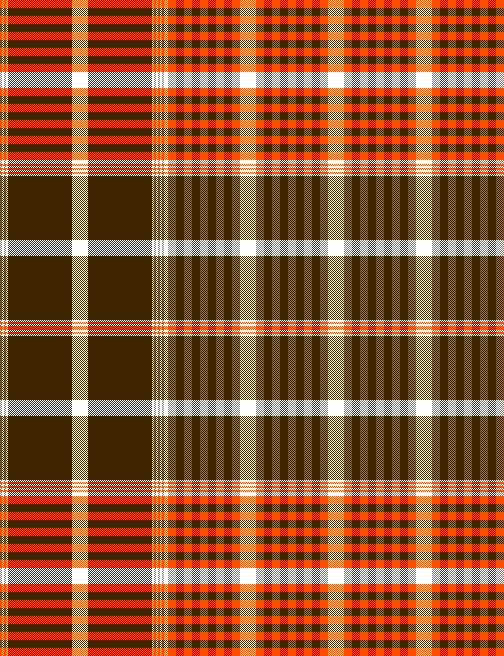 Brown and orange large