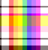 rainbow black 2x2