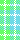Green and blue with white stripe