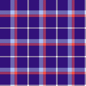 blue plaid