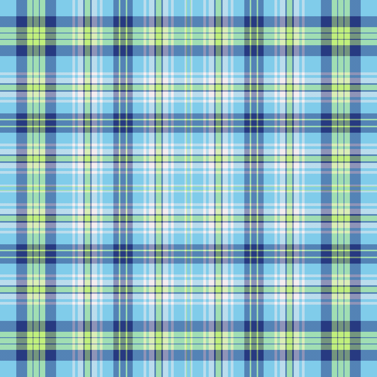 Pale Blue plaid Tablecloth