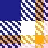BLUE & ORANGE POPLIN