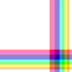 over the rainbow baby blanket