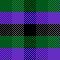 Green, purple, and black plaid