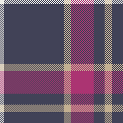 AW22 W NAVY BERRY CHECK