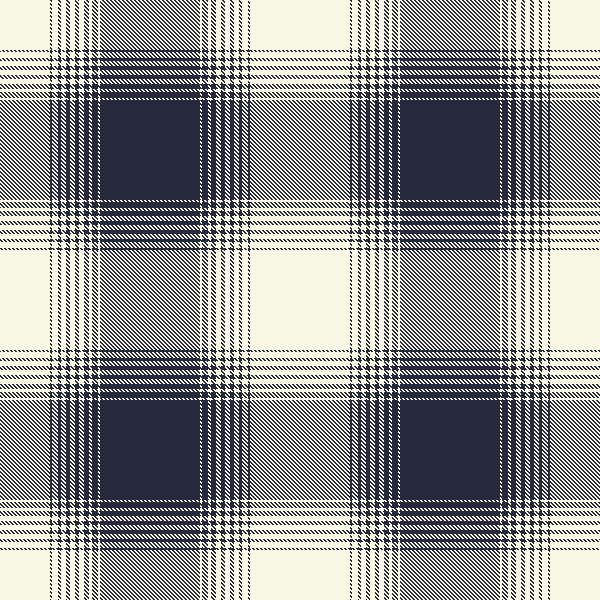 White/blue plaid