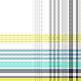linen aqua yellow checks