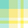 teal/yellow plaid