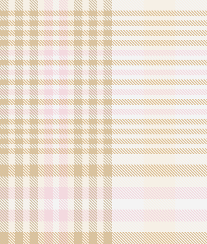BEIGE PLAID - PINK
