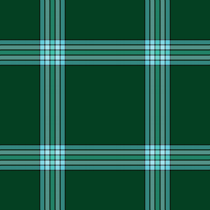 plaid for a fir tree