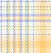 MB 6月先染めチェック　オレンジ