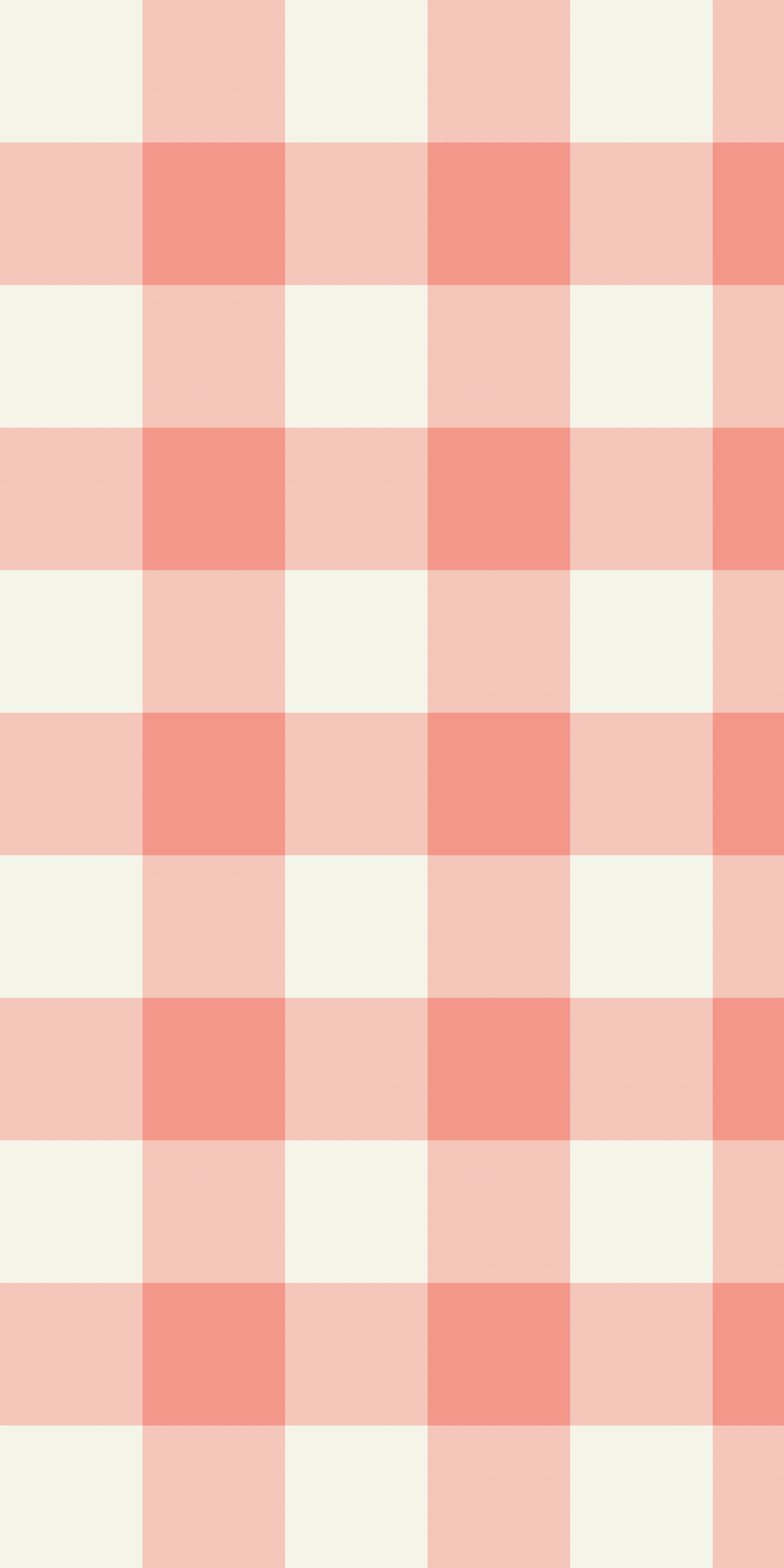 coral gingham