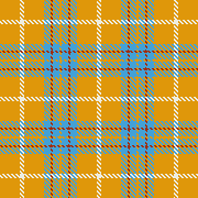 HT mustard/blue plaid