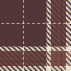 Square Plaid Brown