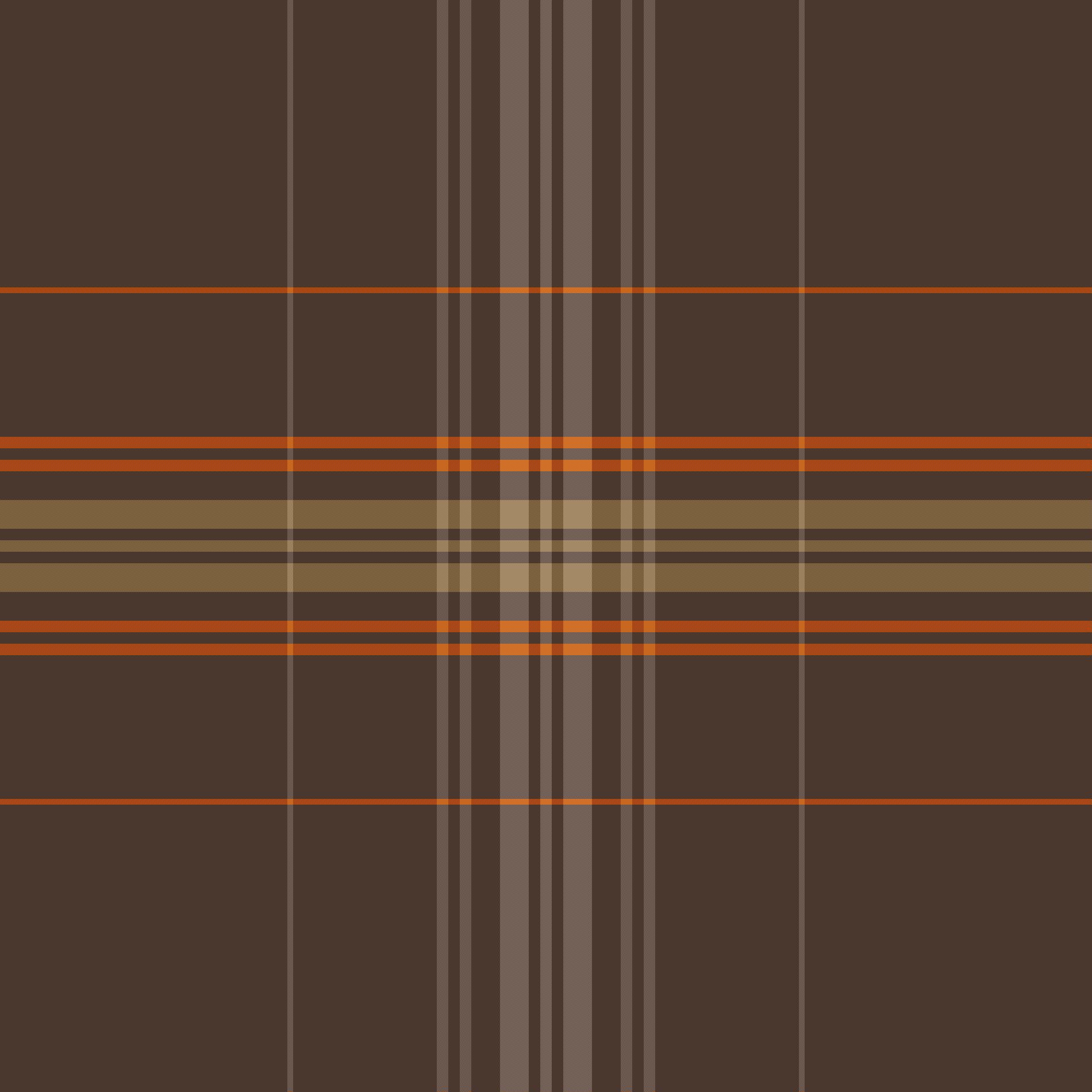 window pane plaid brown beige and orage