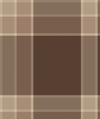 Darker Brown and Cream Comforter