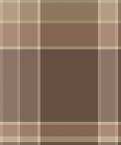 Plaid # Brown and Cream Comforter 3