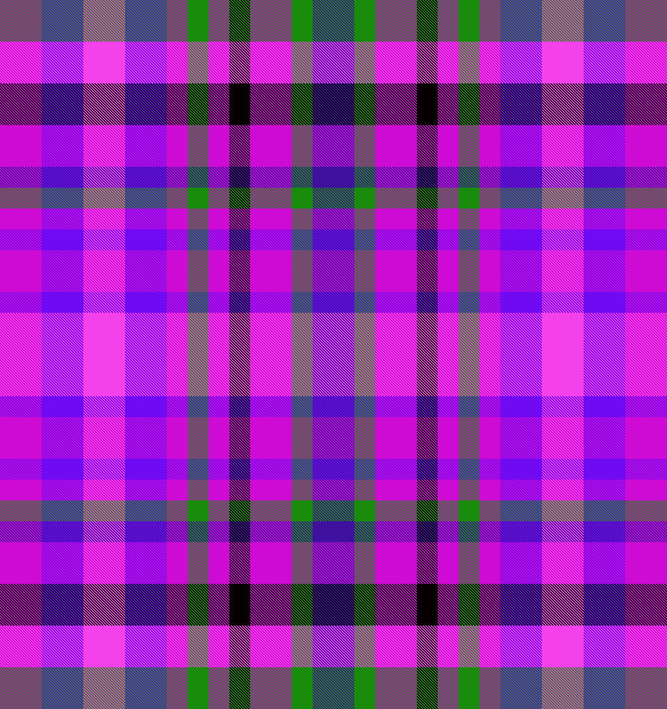 Pink Plaid twill2x2 more purple