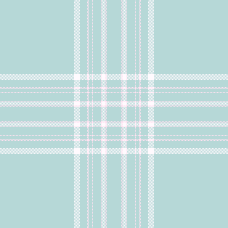 robin egg and white plaid