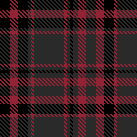 DELIAS RED BLACK PLAID