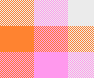 60s pink-orange
