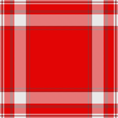 Red white plaid