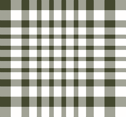 MB 6月ギンガムチェック　オフ×カーキ