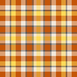 orange plaid