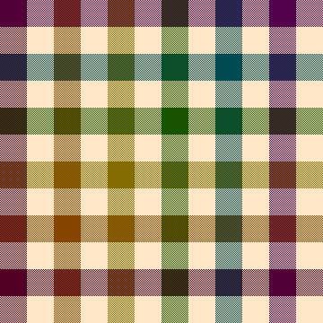 dark rainbow gingham