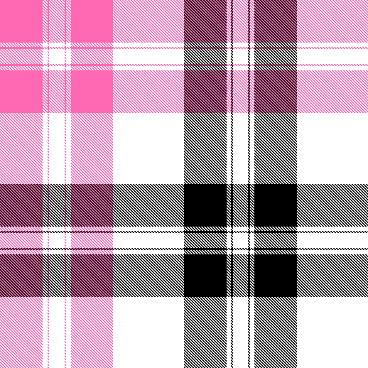 hot pink black