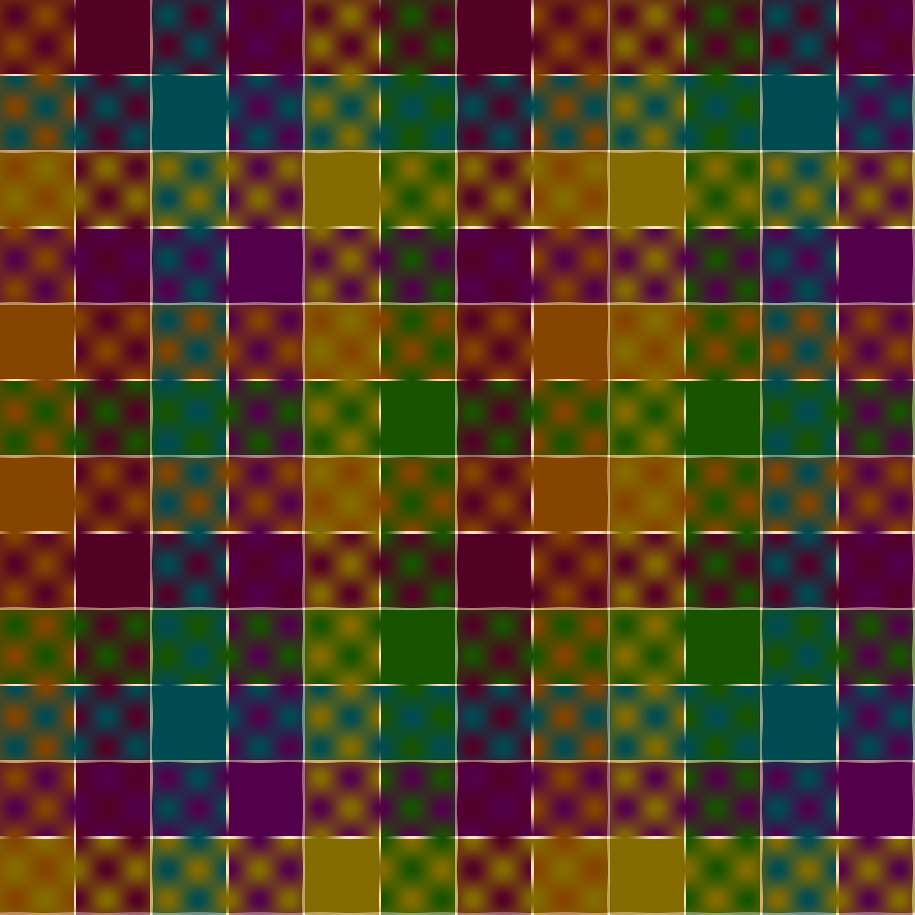 random rainbow windowpane double